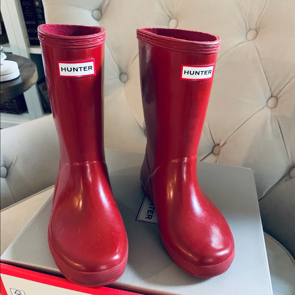 Girls Hunter brand boots size 13US